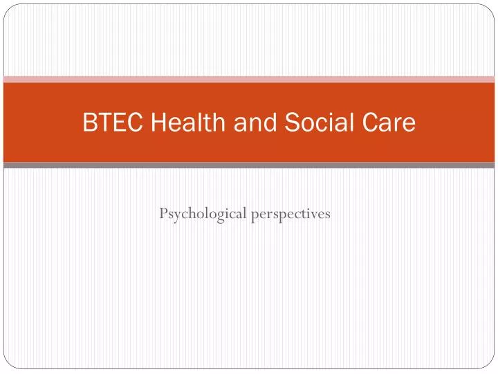btec health and social care