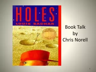 Book Talk by Chris Norell
