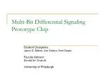 Multi-Bit Differential Signaling Prototype Chip - slide 1
