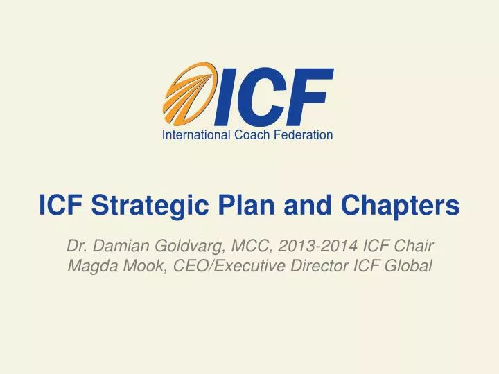 icf strategic plan and chapters