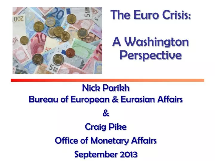 the euro crisis a washington perspective