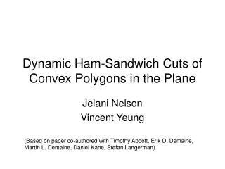 Dynamic Ham-Sandwich Cuts of Convex Polygons in the Plane
