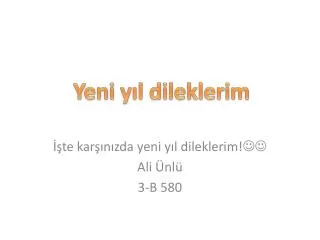 te kar n zda yeni y l dileklerim ali nl 3 b 580