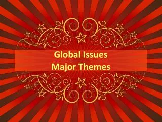 global issues major themes