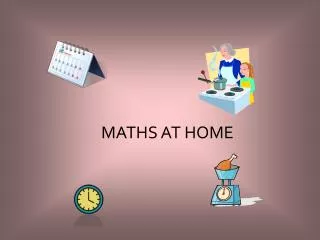 MATHS AT HOME