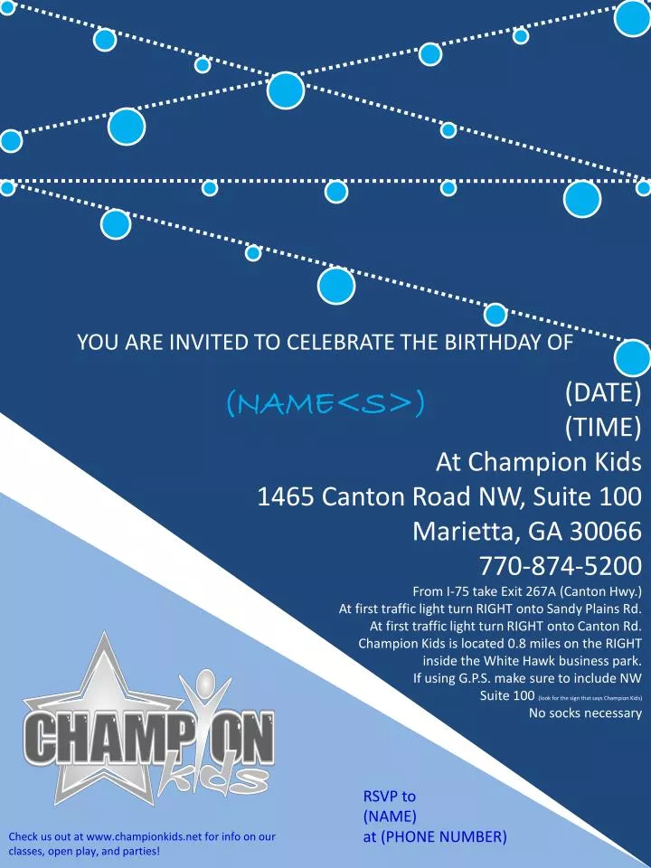 you are invited to celebrate the birthday of name s
