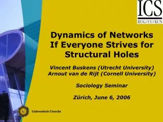 Importance of Dynamic Networks