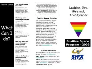 Lesbian, Gay, Bisexual, Transgender