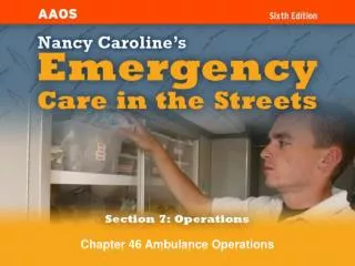 Chapter 46 Ambulance Operations