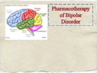Pharmacotherapy of Bipolar Disorder