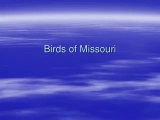 birds of missouri