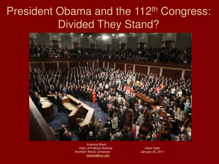 president obama and the 112 th congress divided they stand