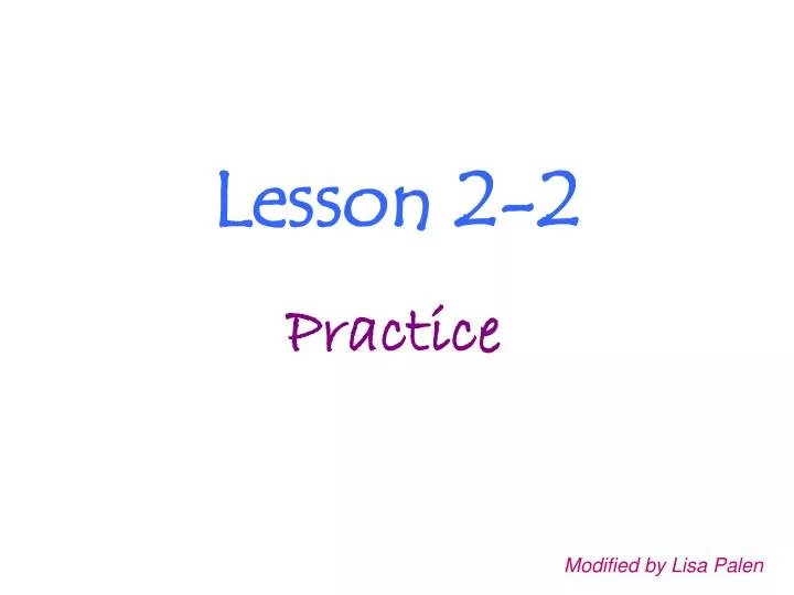 lesson 2 2