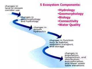 Hydrology Geomorphology Biology Connectivity Water Quality