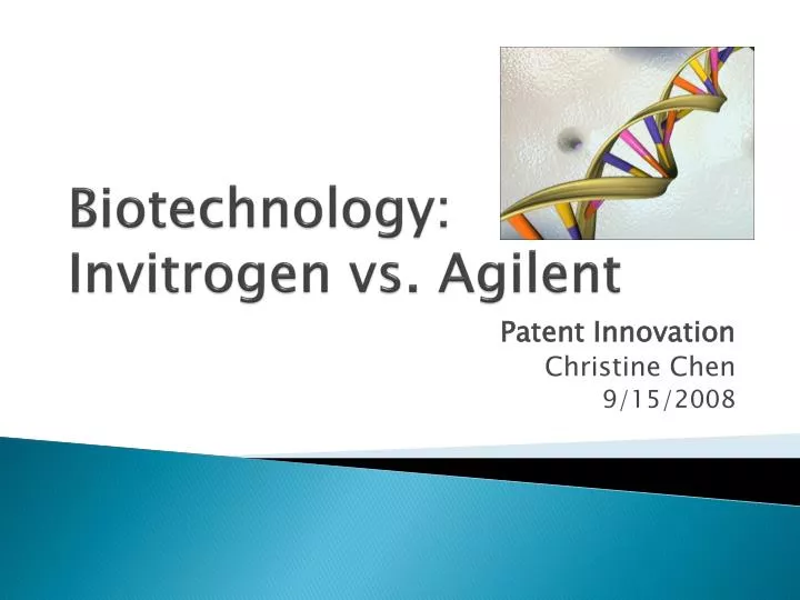 biotechnology invitrogen vs agilent