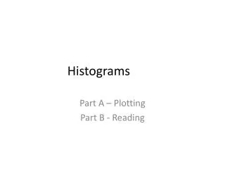 histograms