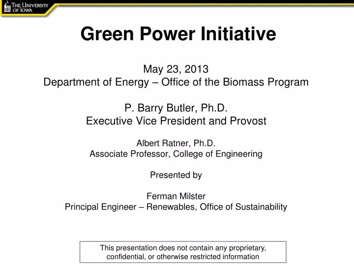 green power initiative