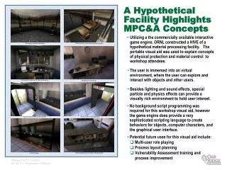 A Hypothetical Facility Highlights MPC&amp;A Concepts