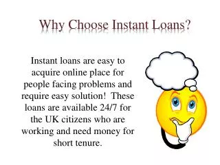 Instant Online Loans- Easily Available via Online Process
