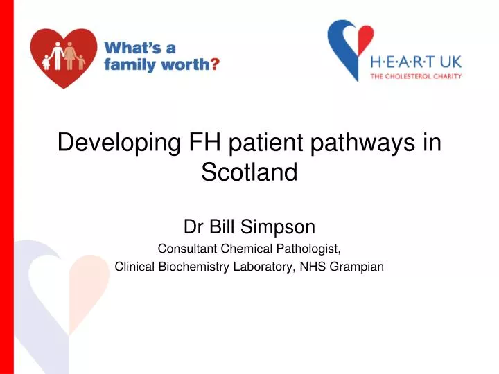 developing fh patient pathways in scotland