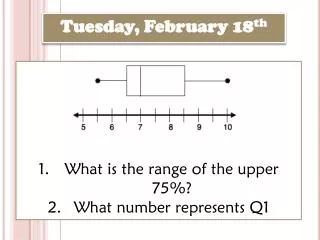 Tuesday, February 18 th