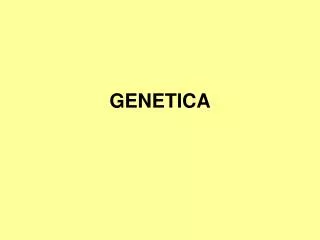 genetica
