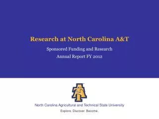 Research at North Carolina A&amp;T