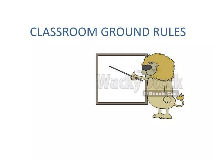 classroom ground rules