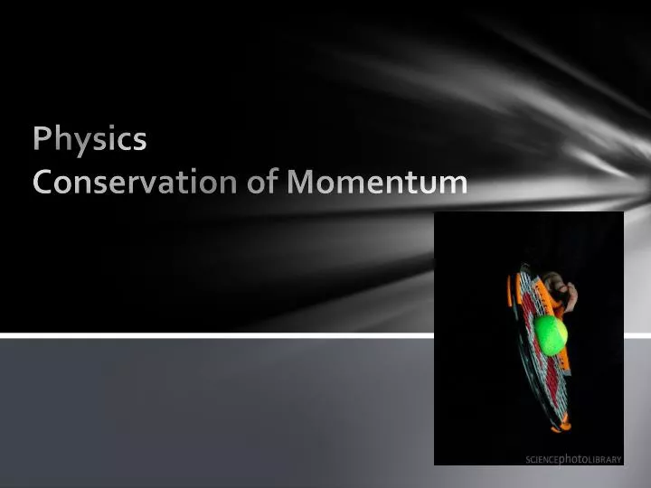 physics conservation of momentum