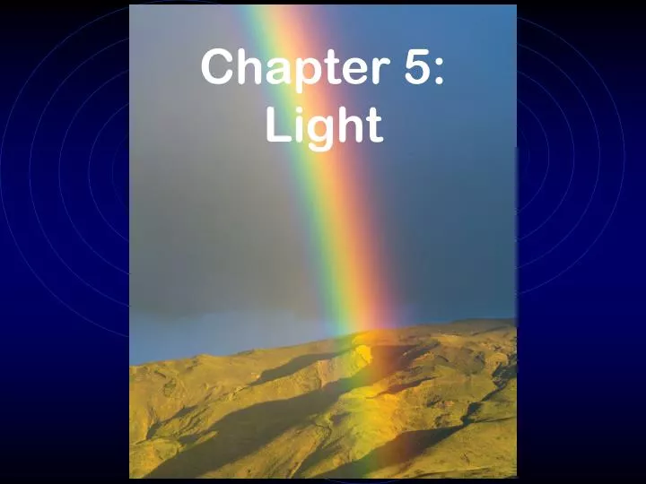chapter 5 light