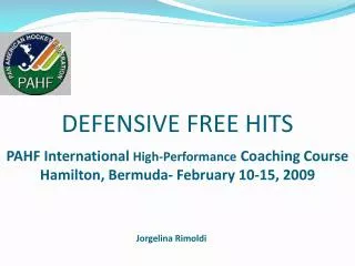 DEFENSIVE FREE HITS