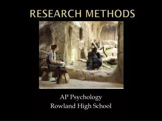 Research methods