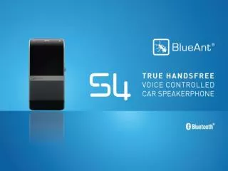 S4: The First True Hands-Free Car Speakerphone