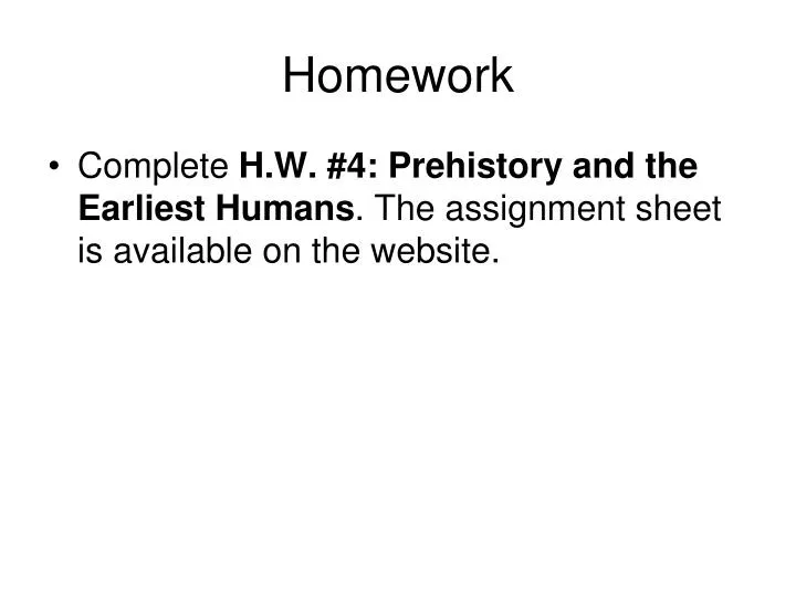 homework