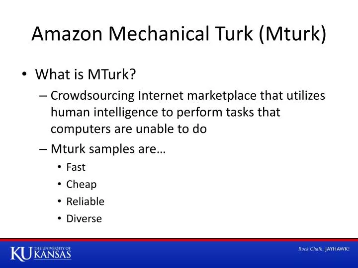 amazon mechanical turk mturk