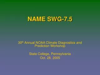 NAME SWG-7.5