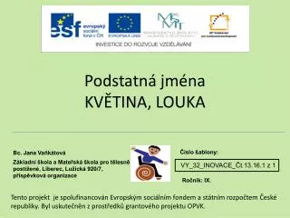 podstatn jm na kv tina louka