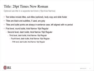 Title: 28pt Times New Roman