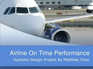 Airline On Time Performance