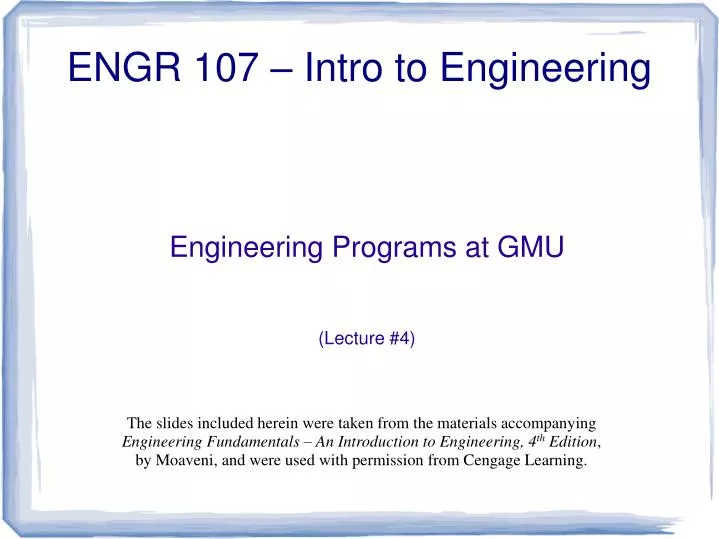 engineering programs at gmu lecture 4