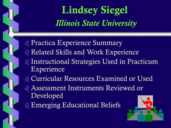 lindsey siegel illinois state university