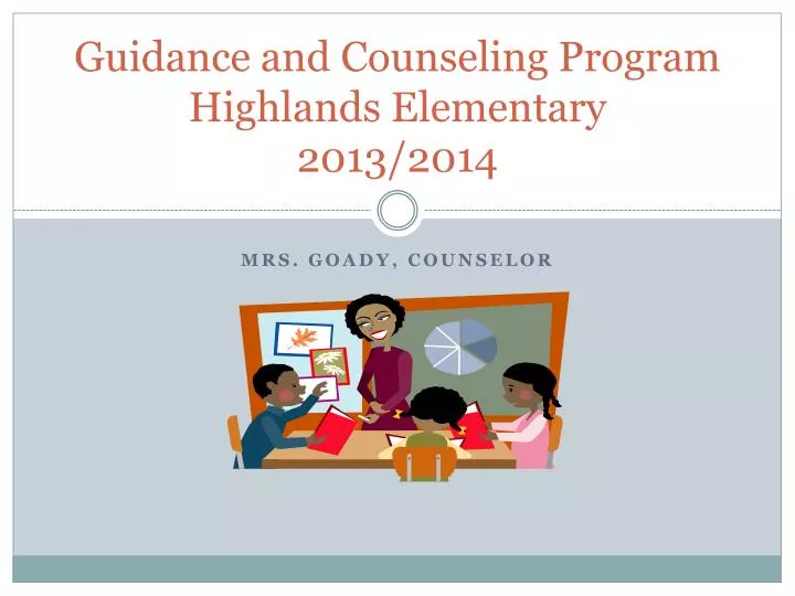 guidance and counseling program highlands elementary 2013 2014