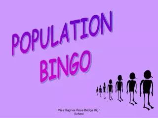 POPULATION BINGO