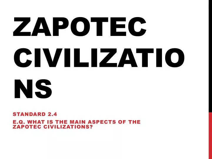 zapotec civilizations