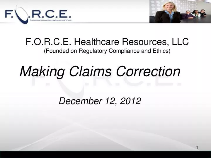 f o r c e healthcare resources llc founded on regulatory compliance and ethics