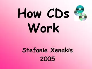How CDs Work