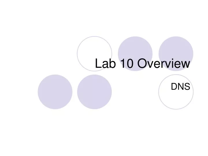lab 10 overview