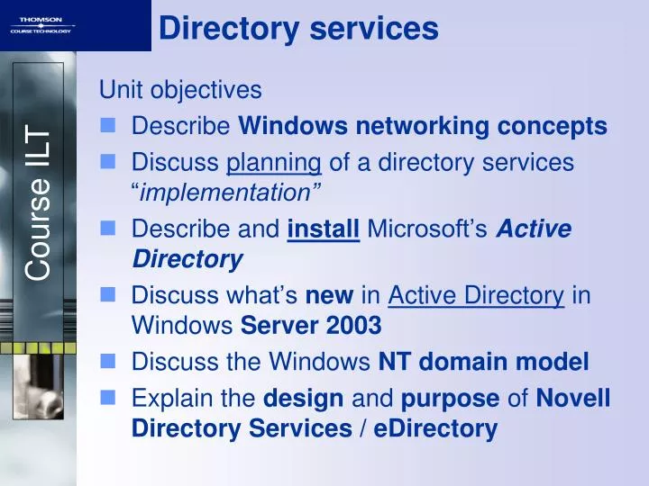 directory services
