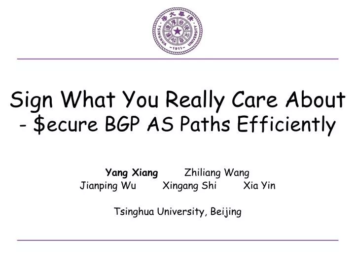 sign what you really care about ecure bgp as paths efficiently