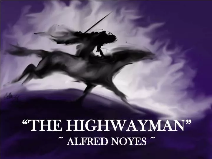 the highwayman alfred noyes